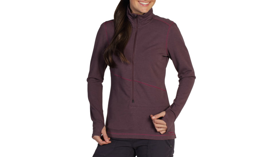 ExOfficio Mokha 1/2 Zip Shirt - Women's-Antique-X-Small