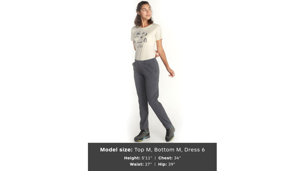 ExOfficio Nomad Pant - Womens, Dark Steel, 10, 2021-3436-9361-10