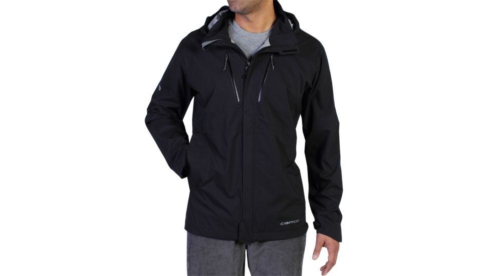 ExOfficio Rain Logic Jacket - Men's -Black-XX-Large