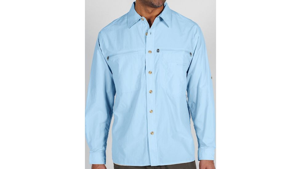 ExOfficio Reef Runner Long Sleeve - Men's-Lt Lapis-Medium