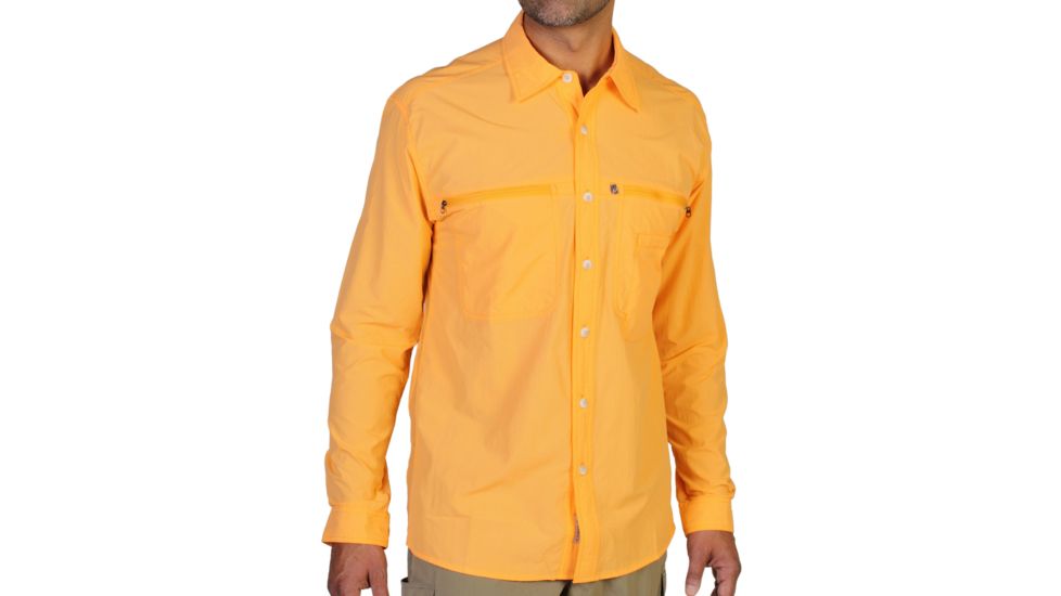 Reef Runner Long Sleeve - Mens-Mango-Small