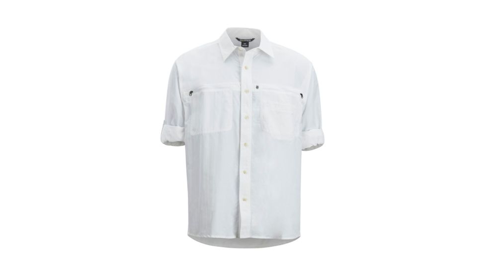 ExOfficio Reef Runner Long Sleeve, White, M, 1001-3344-1000-M