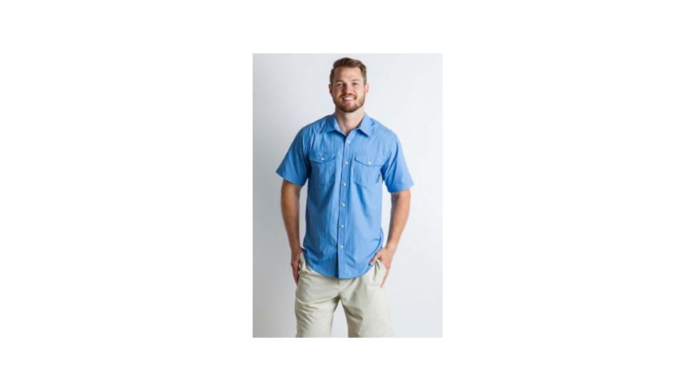 ExOfficio Repio Short Sleeve Shirt Men's, Silverlake, S 10023123-5280_S