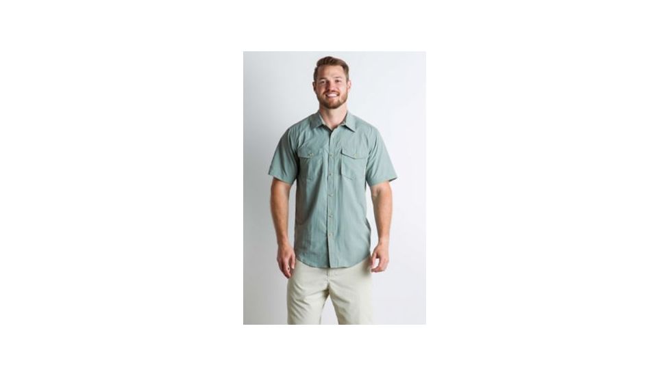 ExOfficio Repio Short Sleeve Shirt Men's, Dusty Sage, M 10023123-6800_M