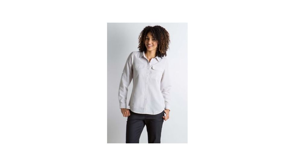 ExOfficio Rotova Long Sleeve Shirt Women's, Malt Check, S 20013156-9125_S