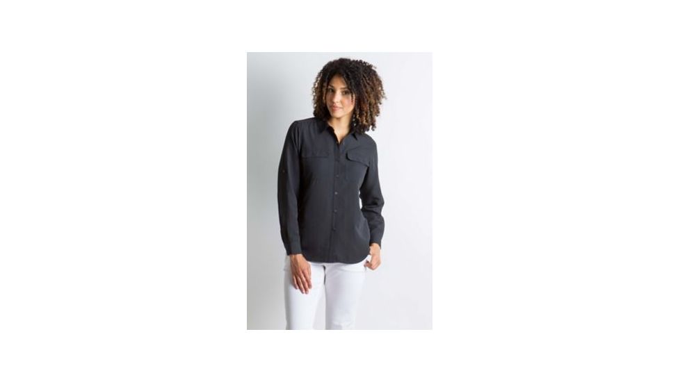 ExOfficio Rotova Long Sleeve Shirt Women's, Black, S 20013156-9999_S