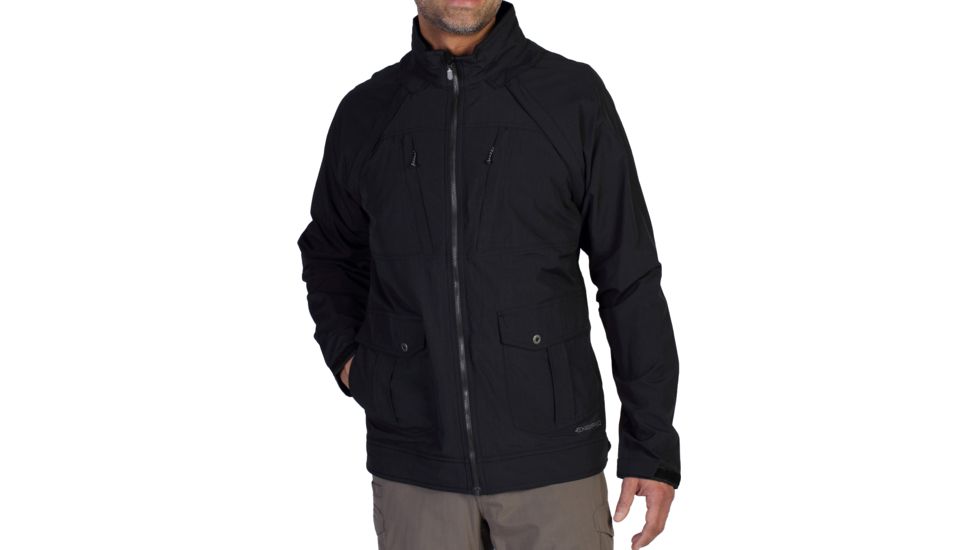 ExOfficio Round Trip Convertible Jacket - Mens-Black-XX-Large, 1071-2487-9999-2XL