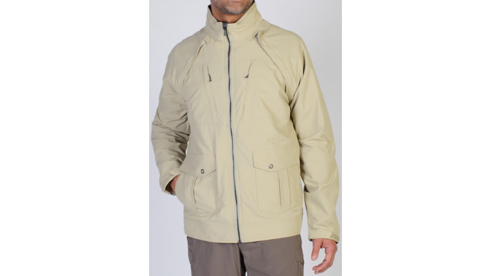 ExOfficio Round Trip Convertible Jacket - Mens-Lt Khaki-Large