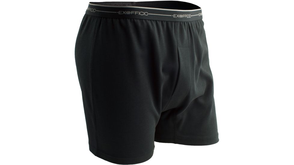 ExOfficio Sol Cool Boxer - Men's-Black-5 in-X-Large