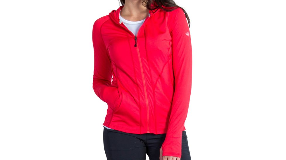 ExOfficio Sol Cool Hooded Zippy - Women's-Grenadine-X-Small