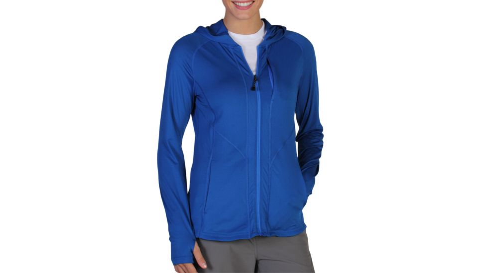 ExOfficio Sol Cool Hooded Zippy - Women's-Varsity-Small