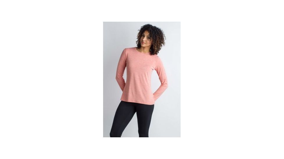 ExOfficio Sol Cool Kaliani Long Sleeve Shirt Women's, Paprika Heather, XL 20113112-3532_XL