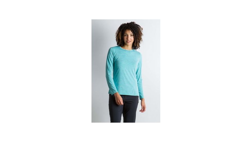 ExOfficio Sol Cool Kaliani Long Sleeve Shirt Women's, Saltwater Heather, M 20113112-5252_M