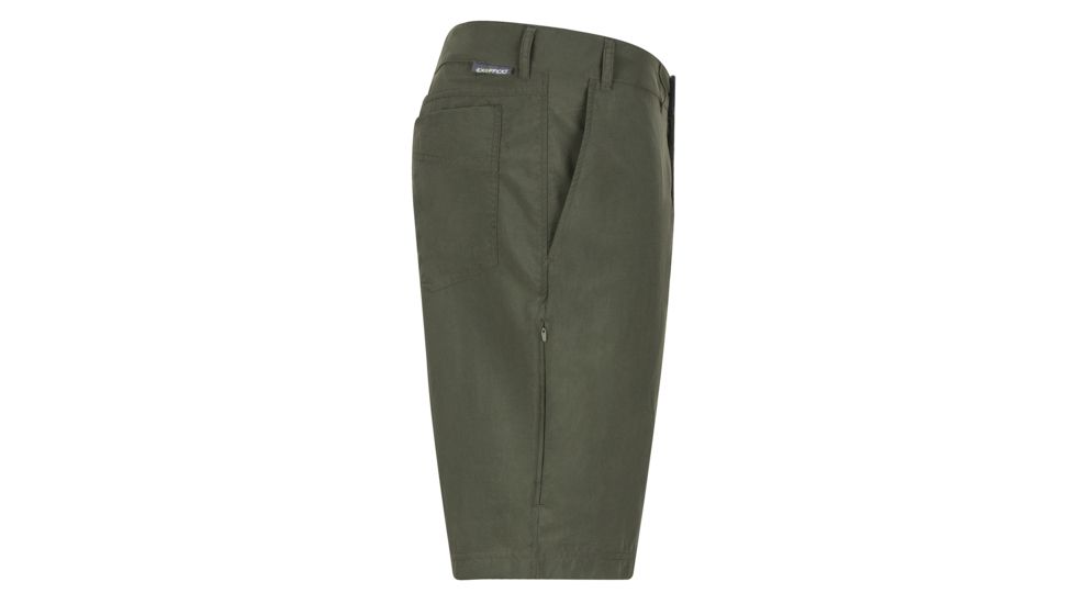 ExOfficio Sol Cool Nomad 10 In Short, Mens, Nori, Medium, 10302874-6801-M-Demo