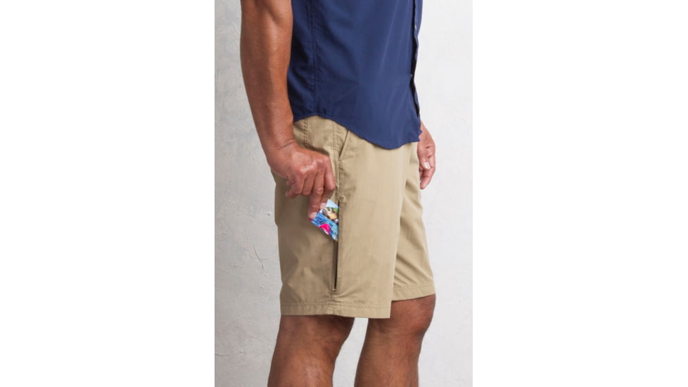 ExOfficio Sol Cool Nomad 10 Inch Short, Lt Khaki, 36 Waist, 1030-2874-8020-36