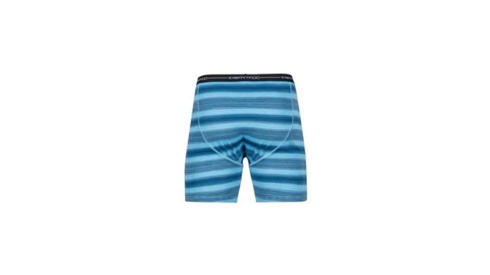 ExOfficio Sol Cool Print Boxer Brief Mens, Deep Water Ombre, M, 12452893-7312-M