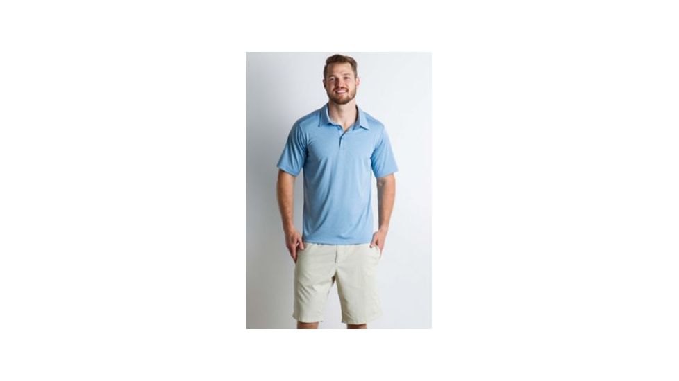 ExOfficio Sol Cool Signature Polo Men's, Silverlake, S 10122865-5280_S