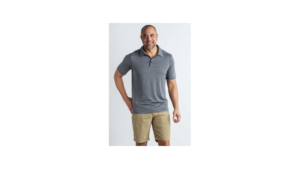 ExOfficio Sol Cool Signature Polo Men's, Black, M 10122865-9999_M
