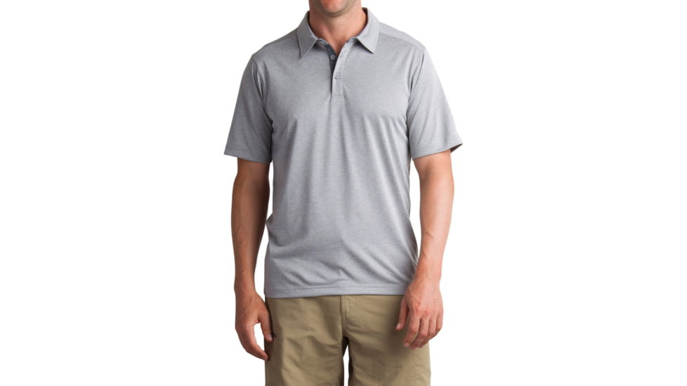 ExOfficio Sol Cool Signature Polo - Men's-Cement-Medium
