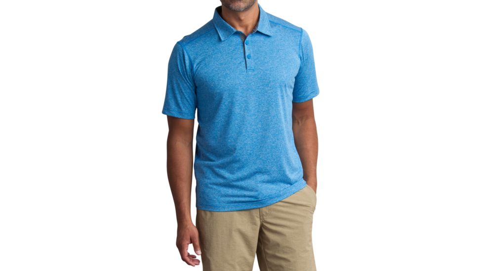 ExOfficio Sol Cool Signature Polo - Men's-Deep Water-Small