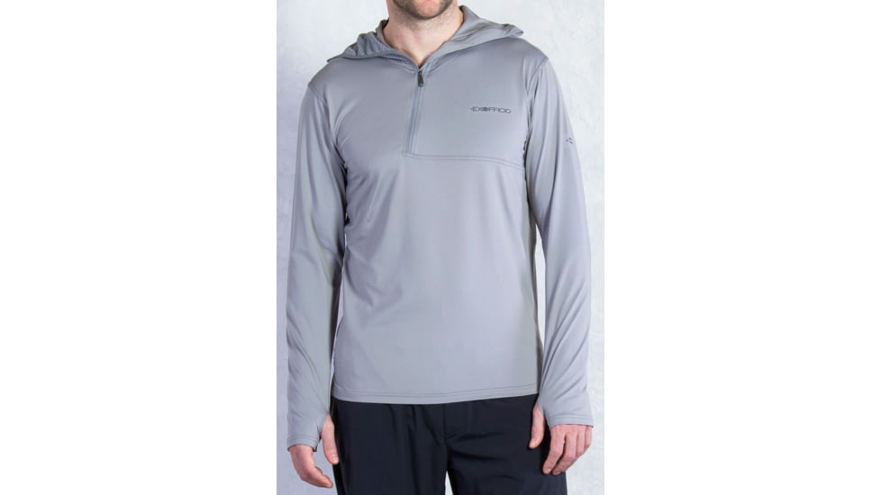 Sol Cool Ultimate Hoody - Mens-Cement-XX-Large