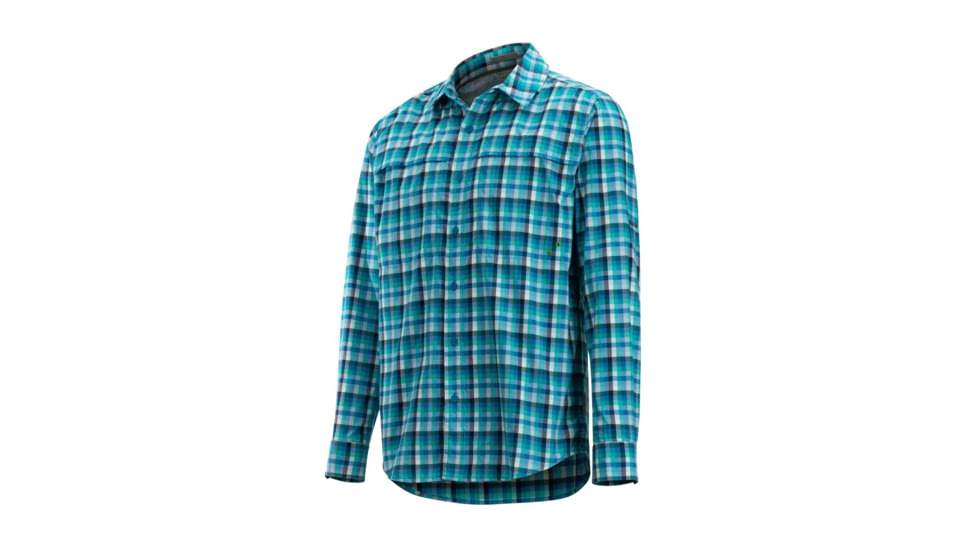 ExOfficio Tellico Long Sleeve - Men's, Deep Water, S, 10013247-5721-S