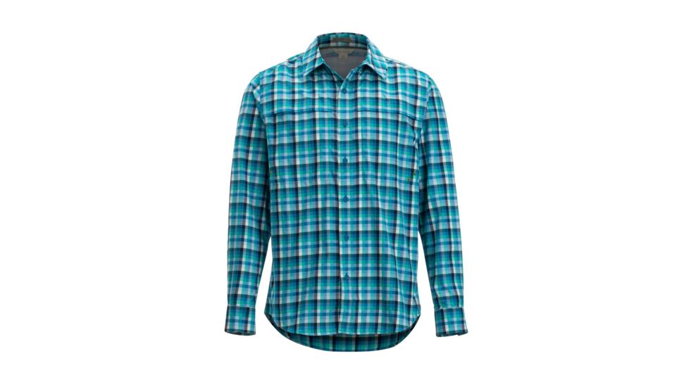 ExOfficio Tellico Long Sleeve - Men's, Deep Water, S, 10013247-5721-S