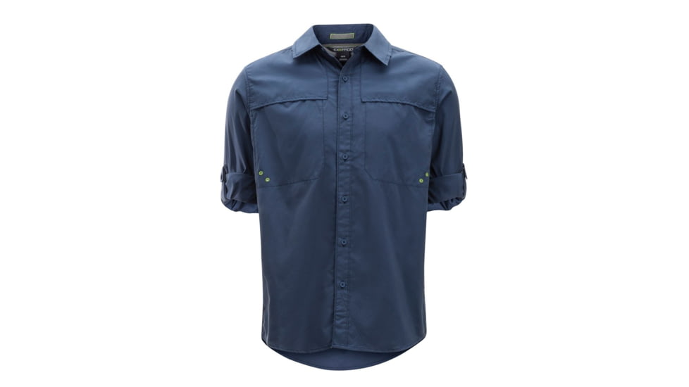 ExOfficio Tellico Long Sleeve - Men's, Navy, XL, 10013247-5600-XL