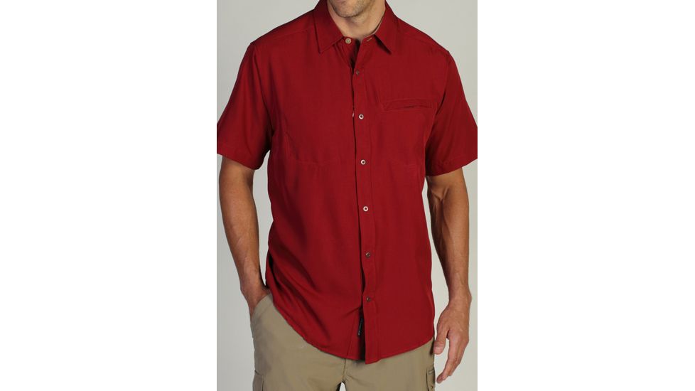 ExOfficio Trip'r Short Sleeve Shirt - Men's -Tango-Small