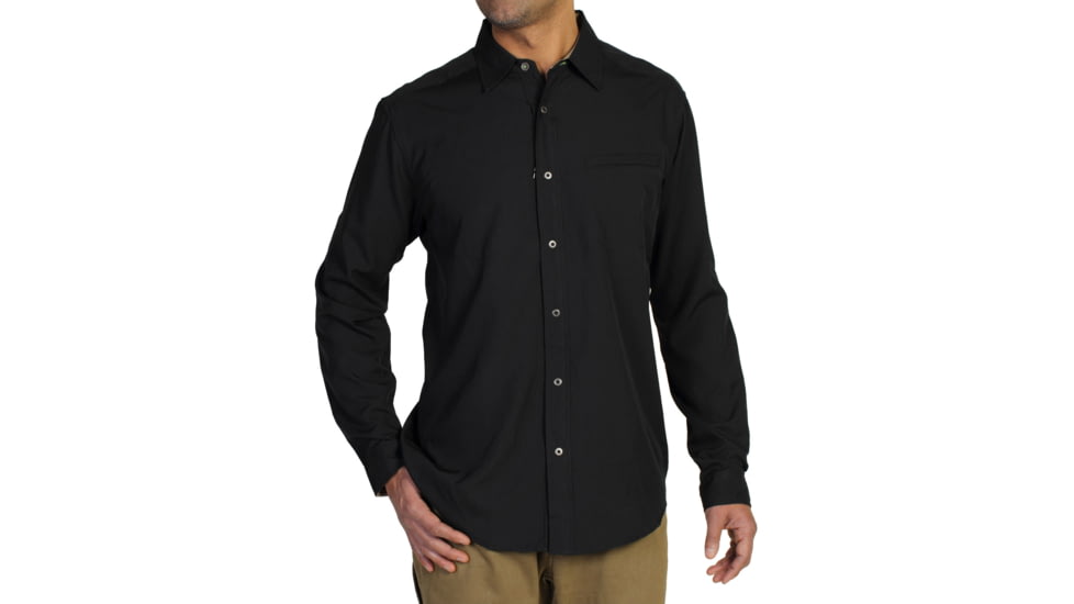 Tripr Long Sleeve Shirt - Mens -Black-Medium