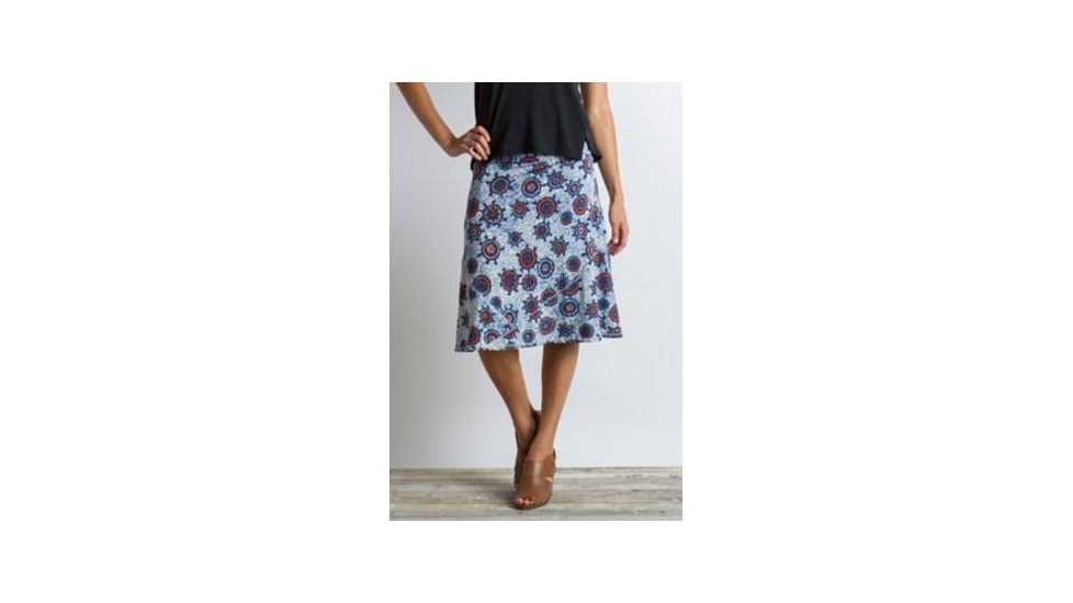 ExOfficio Wanderlux Convertible Skirt Women's, Tile Print, S 20622806-7246_S