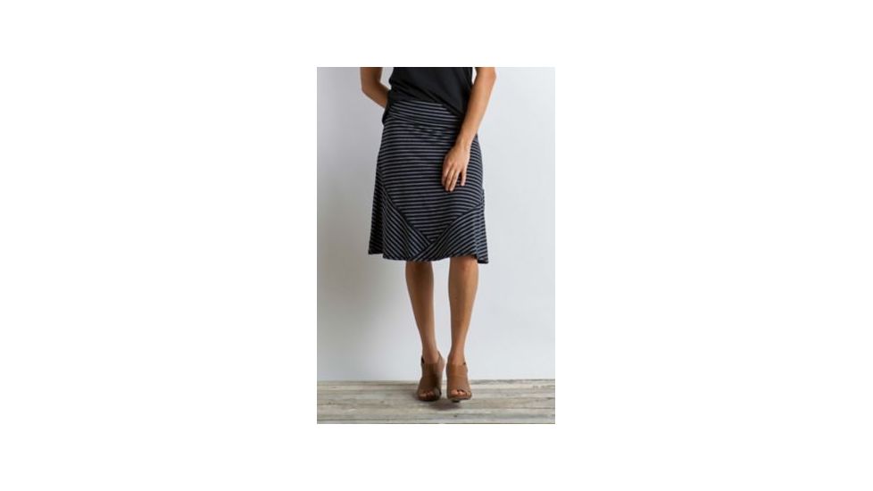 ExOfficio Wanderlux Stripe Convertible Skirt Women's, Black, XS 20623154-9999_XS