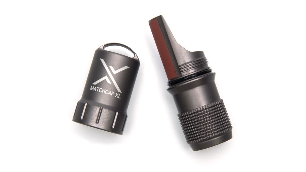 Exotac MATCHCAP XL Firestarter, Gunmetal 004100-GUN