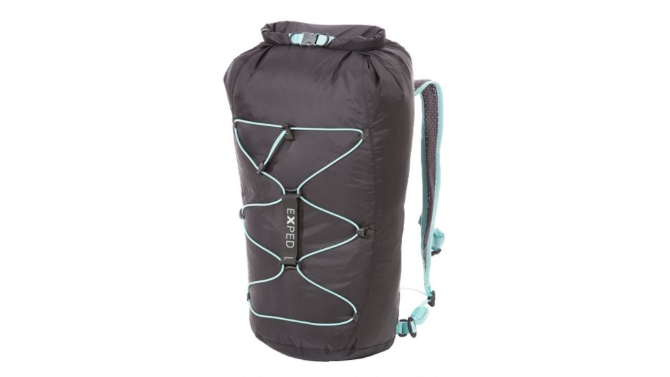 Exped Cloudburst 15 Dry Bags-Black/Pool Blue