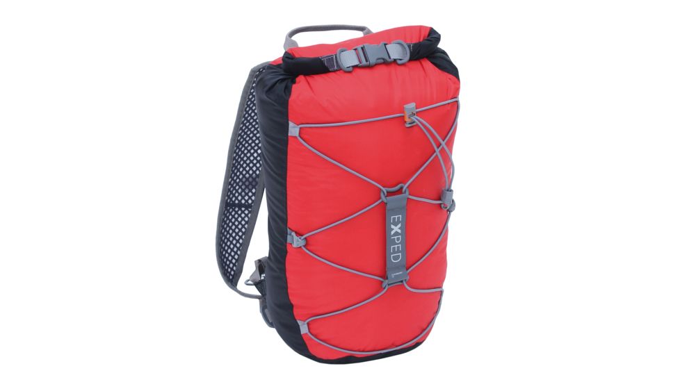 Cloudburst 15 Dry Bags-Black/Red