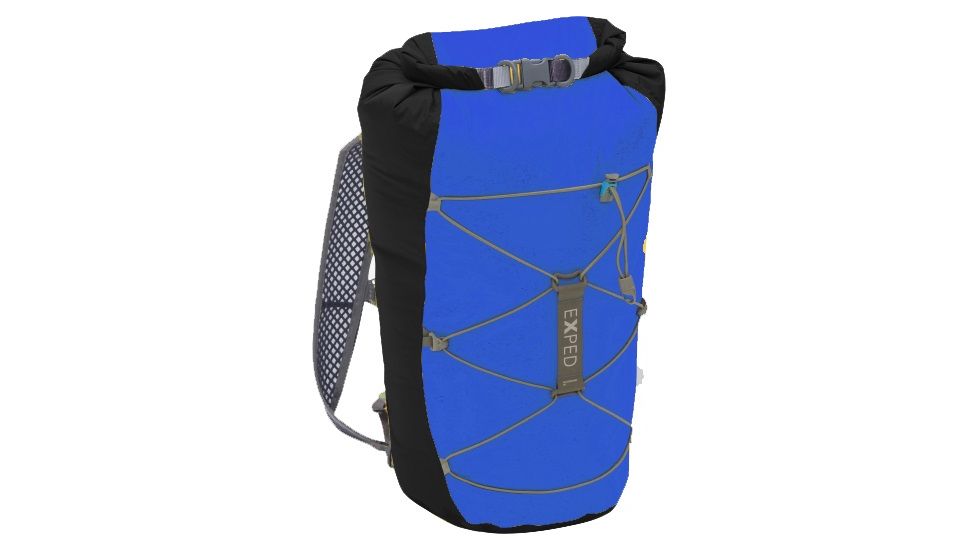 Exped Cloudburst 25 Dry Bag-Black/Pool Blue