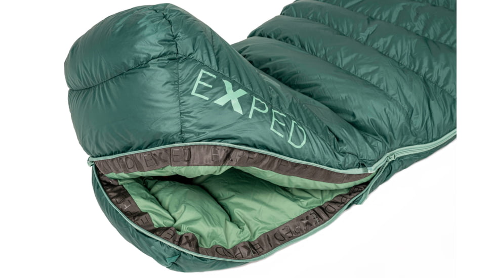 Exped Comfort 0C 30F Sleeping Bag, Left, Cypress, Long, 7640277842090