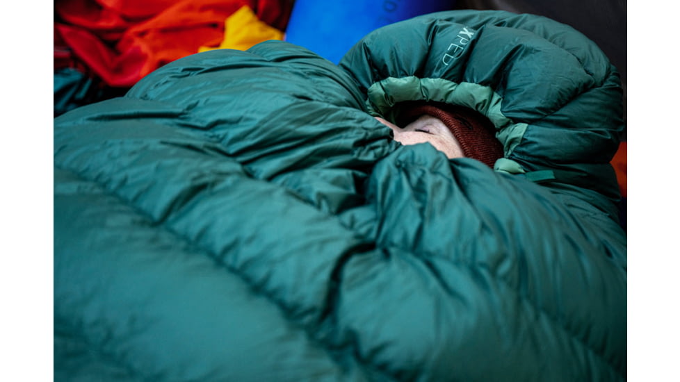 Exped Comfort 0C 30F Sleeping Bag, Left, Cypress, Long, 7640277842090