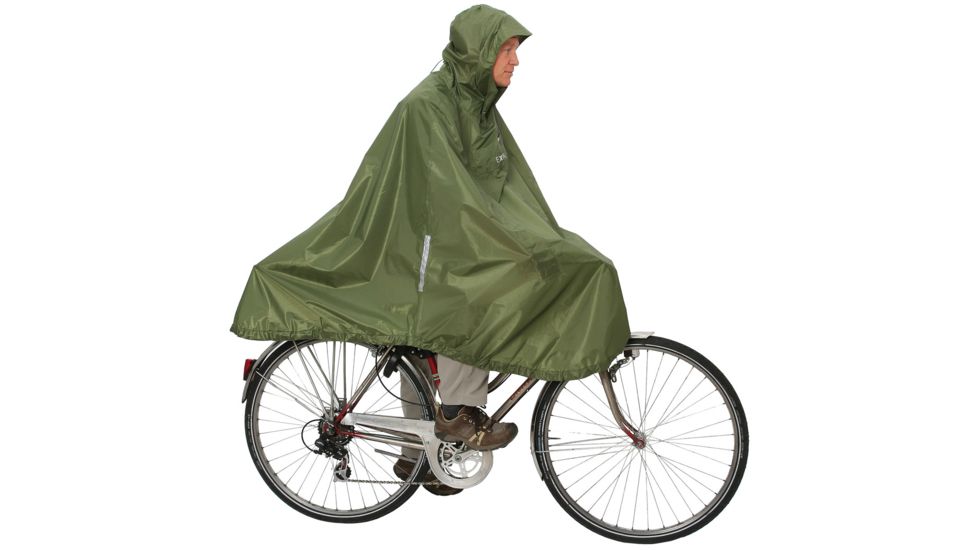 Exped Daypack and Bike Poncho-Green