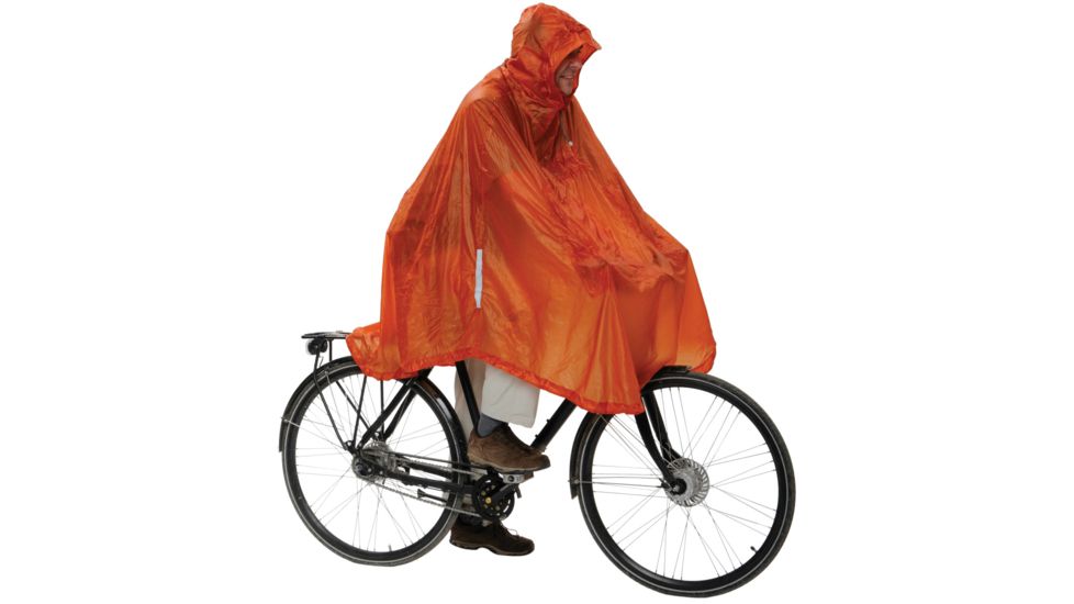 Exped Daypack and Bike Poncho UL-Terra Cotta
