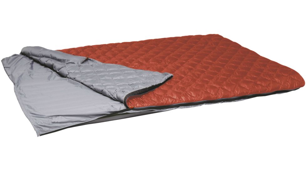 Exped DeepSleep 250 Plus Sleeping Bag 700 Duck Down-Red-Large-Right