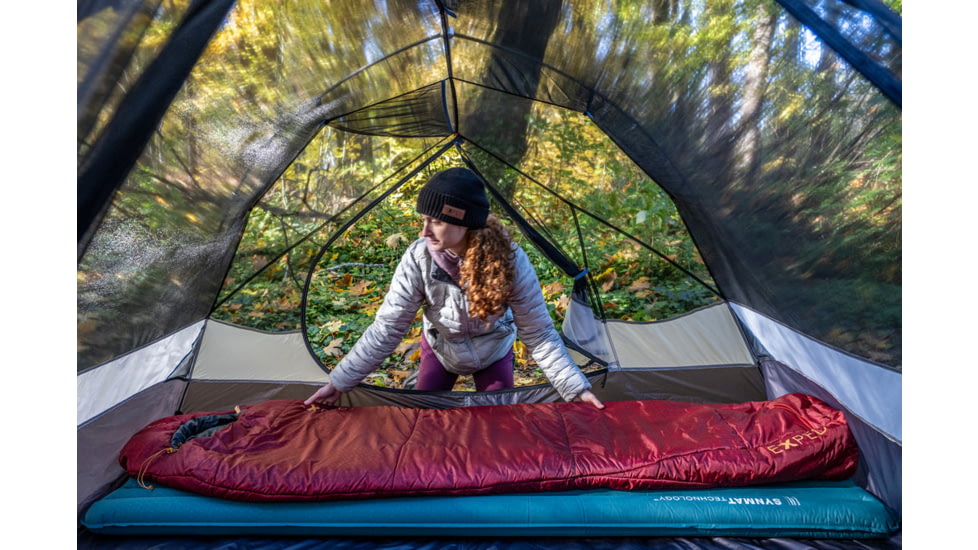 Exped Deepsleep -5C 20F Sleeping Bag, Left, Burgundy, Medium, 7640277846241