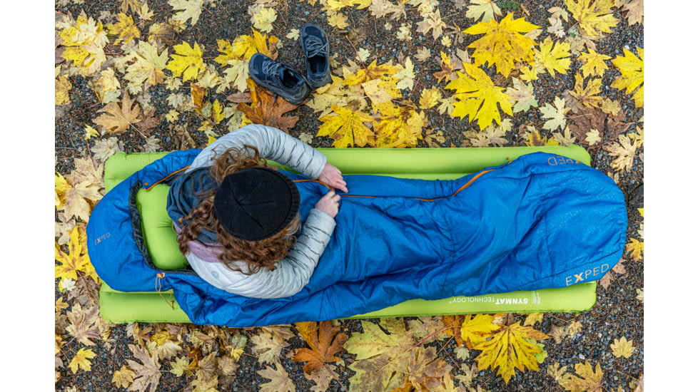 Exped Deepsleep 5C 45F Sleeping Bag, Left, Deep Sea, Long, 7640277846104