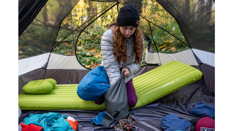 Exped Deepsleep 5C 45F Sleeping Bag, Left, Deep Sea, Long, 7640277846104