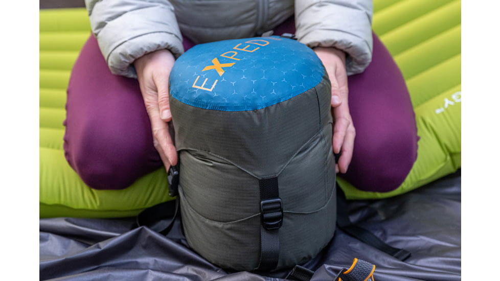 Exped Deepsleep 5C 45F Sleeping Bag, Left, Deep Sea, Long, 7640277846104