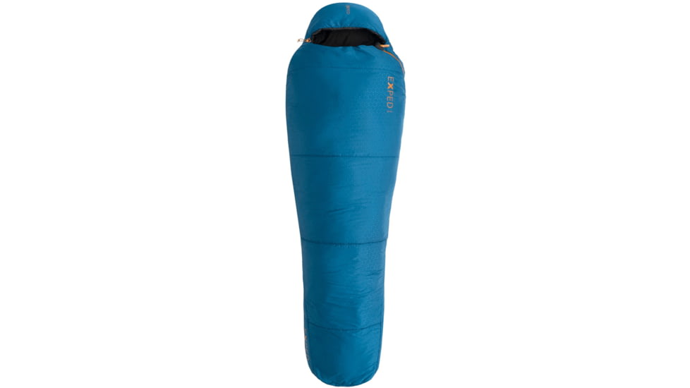 Exped Deepsleep 5C 45F Sleeping Bag, Left, Deep Sea, Long, 7640277846104
