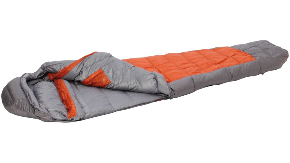 Lite 500 Sleeping Bag 800 Goose Down 3 Season-Terra Cotta-Large-Left