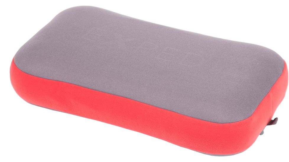 Exped Mega Pillow-Grey/Ruby Red