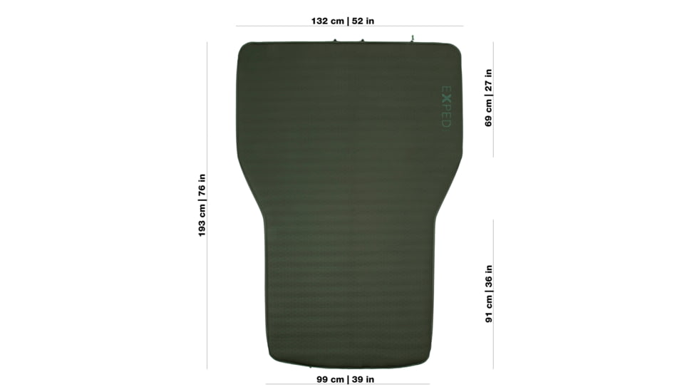 Exped MegaMat Auto Sleeping Bag, Moraine, 7640277844216