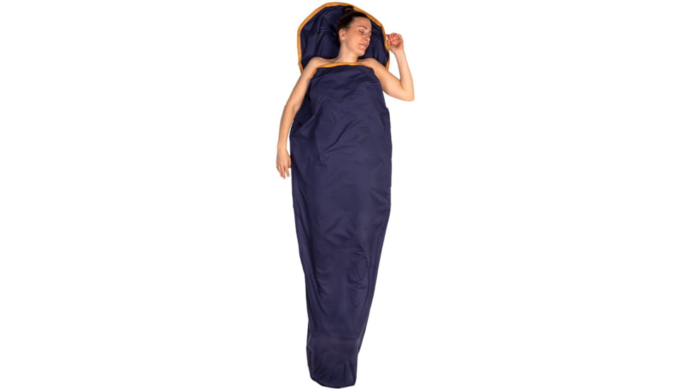 Exped Sleepwell Org Cotton Liners, Navy, mummy, 7640445454001
